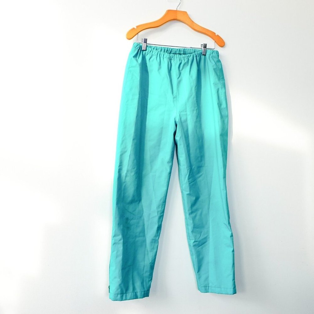 Eddie Bauer Pants Mens Medium Waterproof Windbreaker GORE TEX Packable Blue Rain